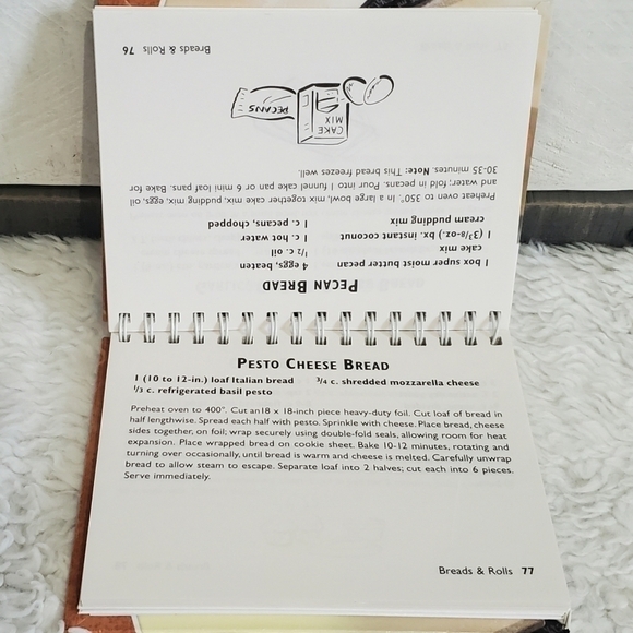 3 Mini Spiral Hardcover Recipe Cookbooks Casseroles Cookies Bars 5 Ingredients - Picture 15 of 16